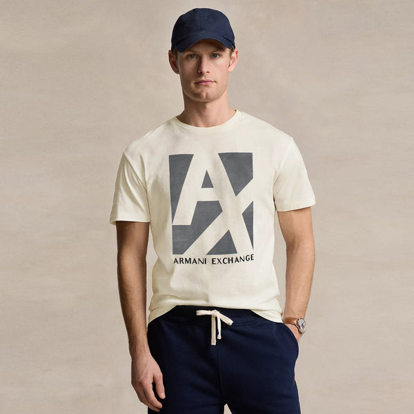 Shirt Price Tshirt Armani Exchange AX Men 'Off White' Armani