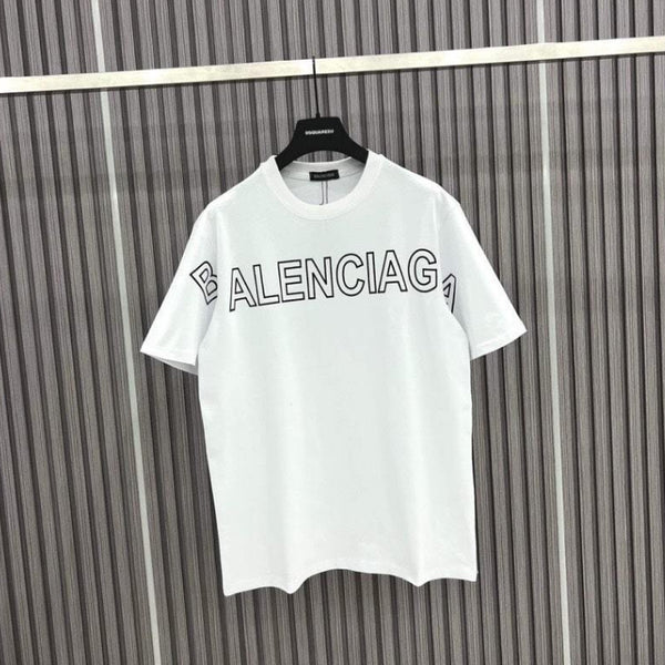 Balenciaga white t shirt mens best sale