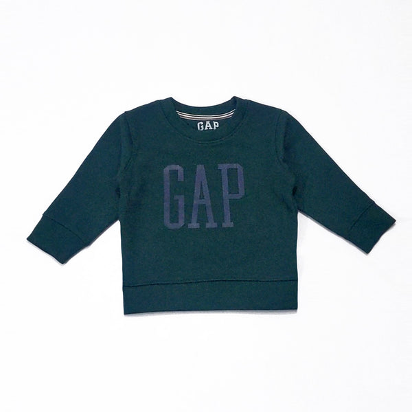 GAP - Kids 'Dark Green' Round Neck Sweatshirt GP923 