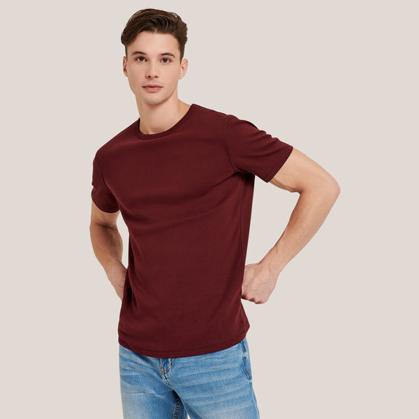 Plain maroon cheap t shirt