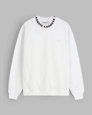MEN  LACOSTE WHITE  SWEATSHIRT