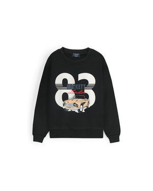 Kids HKT Car Sweat - Black