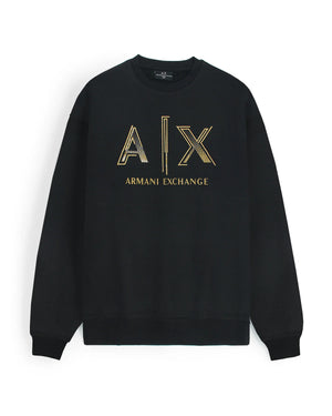 Premium A-X Gold Mens Sweat - Black