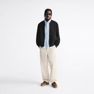 ZR - Men 'Black' Faux Suede Light Bomber Jacket ZR2252