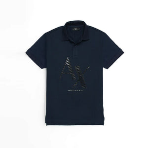 AX - Men 'Navy' A-X Black Gold Polo AX890