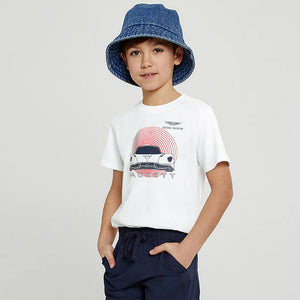 HC - Kids 'White' Aston Printed T-Shirt HC859
