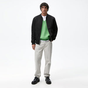 ZR - Men 'Black' Faux Suede Bomber Jacket ZR2250