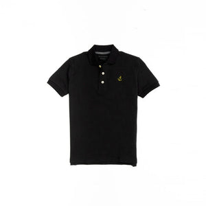 MI - Kids 'Black' Short Sleeve Polo MI725