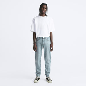 ZR - Men 'Light Blue' Washed Effect Slim Fit Jeans ZR891