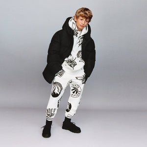 ZR - Kids 'White' Nba Printed Hoodie ZR537