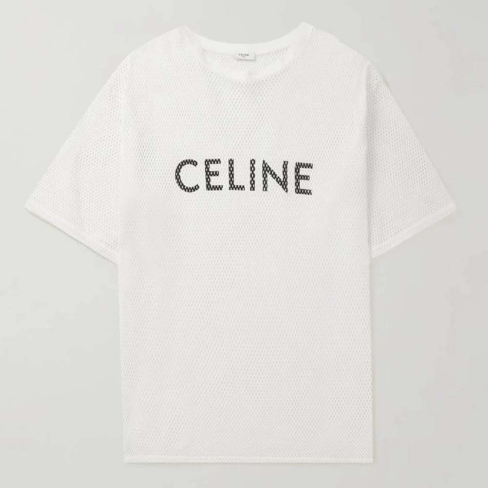 CELINE ホワイト Tシャツ M 3042002744909141_01_1876.jpeg