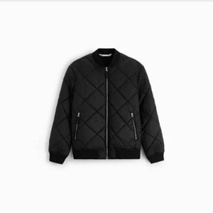 ZR - Men 'Black' Padded Bomber Jacket ZR2247
