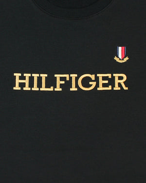 Premium Mens Flag Tommy Hilfiger Sweat - Black