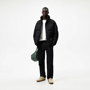 ZR - Men 'Black' Faux Suede Puffer Jacket ZR2246