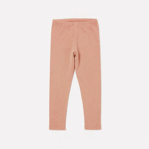 CA - Girls 'Pink' Plain Fleece Legging CA405