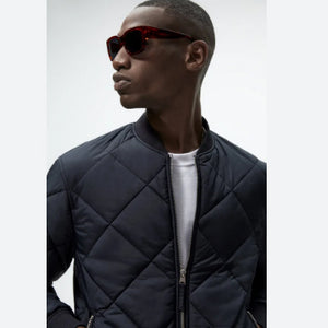 ZR - Men 'Navy' Padded Bomber Jacket ZR2248