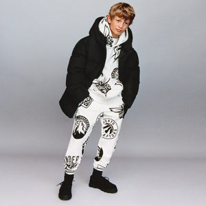 ZR - Kids 'White' Nba Plush Fleece Trouser ZR538