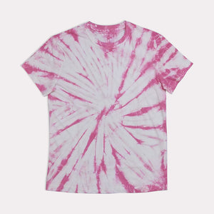 AR - Men 'Pink' Tie-Dye Graphic Short Sleeve T-Shirt AR215