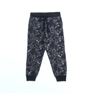 FA - Kids 'Black' Dino Printed Fleece Trouser FA528