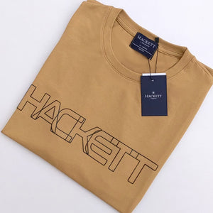 HC - Men 'khaki' Hackett Printed Logo T-Shirt HC779