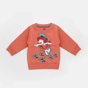 AG - Girls 'Coral' Printed Terry Sweatshirt AG443