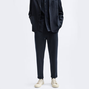 ZR - Men 'Navy' Easy Care Jogger Waist Terry Trouser ZR670