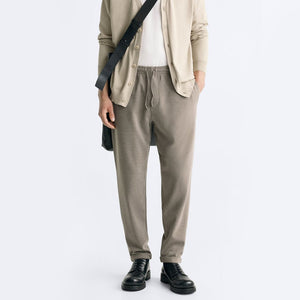 ZR - Men 'Mink' Easy Care Jogger Waist Terry Trouser ZR665