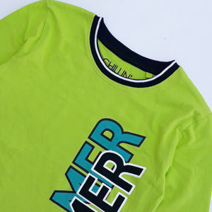 NX - Kids 'Neon' Gamer Printed Full Sleeve Cotton T-Shirt NX336