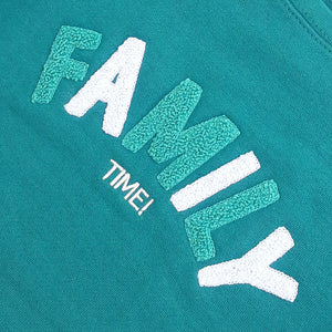 MG - Kids 'Sea Green' Patched Fleece Sweatshirt MG519