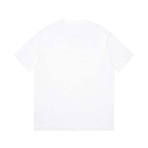 BU - Men 'White' Thorn and Logo Print Oversized T-Shirt BU804