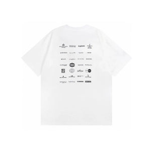 BA - Men 'Lite Grey' Balenciaga Logo Collection Printed Oversized T-Shirt BA799