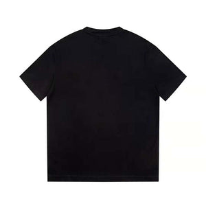 BU - Men 'Black' Thorn and Logo Print Oversized T-Shirt BU822