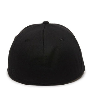 OC Sports 'Black' Polyester Bamboo Charcoal Proflex Cap