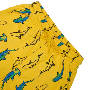 MI - Kids 'Yellow' Printed Cotton Shorts MI828