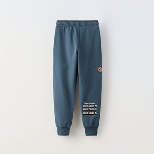 ZR - Kids 'Dark Blue' Minicraft Terry Trouser ZR534