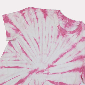 AR - Men 'Pink' Tie-Dye Graphic Short Sleeve T-Shirt AR215