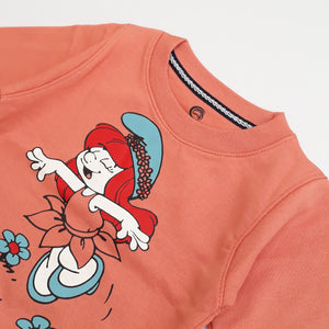 AG - Girls 'Coral' Printed Terry Sweatshirt AG443