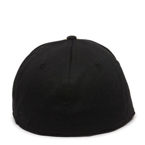 OC Sports 'Gold/black' Polyester Bamboo Charcoal Proflex Cap