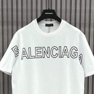 BA - Men 'White' Balenciaga Printed Oversized T-Shirt BA819