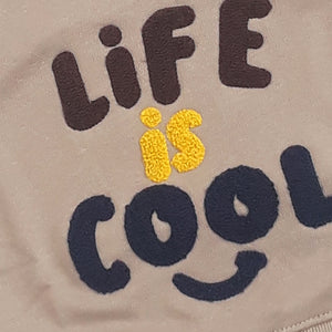 ZY - Kids 'Tan' Embroidered Terry Sweatshirt ZY615