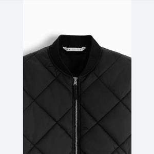 ZR - Men 'Black' Padded Bomber Jacket ZR2247