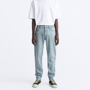 ZR - Men 'Light Blue' Washed Effect Slim Fit Jeans ZR891