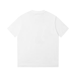 PR - Men 'White' Embroidered Oversized T-Shirt PR802