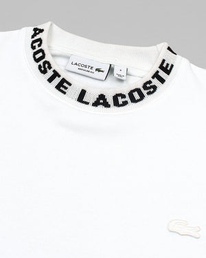 MEN  LACOSTE WHITE  SWEATSHIRT