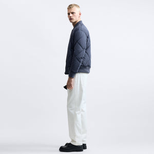 ZR - Men 'Navy' Diamond Shape Padded Bomber Jacket ZR2266