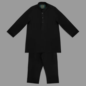 KT - Kids 'Black' Premium Soft Cotton Kurta Trouser KT16