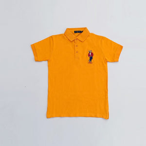 PL - Kids 'Orange' Baker Bear Polo PL719