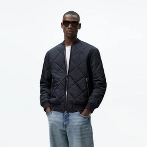 ZR - Men 'Navy' Padded Bomber Jacket ZR2248