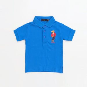PL - Kids 'Blue' Baker Bear Polo PL713