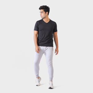 GR - Men 'Lavender' Zip Pocket Stretchable Skinny Jogger Trouser GR954